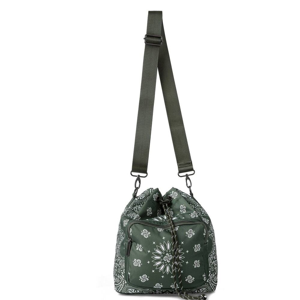 Haute Shore Harley Olive Bandana Convertible Bucket Bag